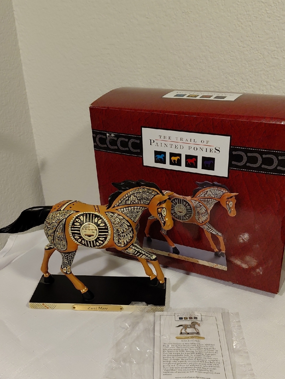 The Trail of Painted Ponies Zuni Mare Figurine